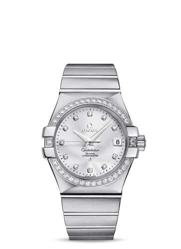 Omega Constellation Co-Axial 35 Stainless Steel / Diamond / Silver